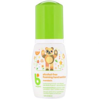 BABYGANICS, FOAMING HAND SANITIZER, ALCOHOL-FREE, MANDARIN, 1.69 OZ / 50ml