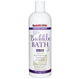 NUTRIBIOTIC, BUBBLE BATH, NON-SOAP, FRESH FRUIT, 16 FL OZ / 473ml