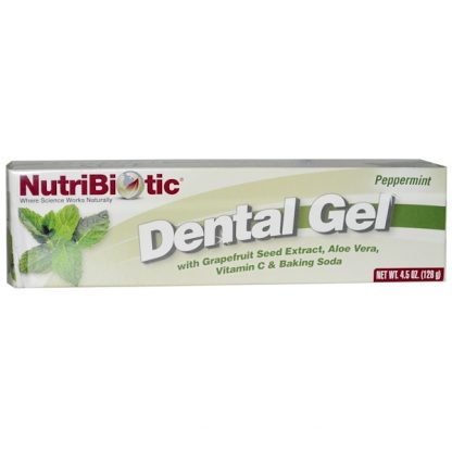 NUTRIBIOTIC, DENTAL GEL, PEPPERMINT, 4.5 OZ / 128g