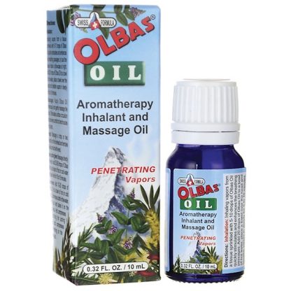 OLBAS THERAPEUTIC, AROMATHERAPY INHALANT AND MASSAGE OIL, 0.32 FL OZ / 10ml