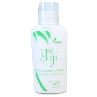 ORGANIC FIJI, NOURISHING LOTION WITH ORGANIC COCONUT OIL, CUCUMBER MELON, 3 OZ / 89ml