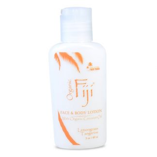 ORGANIC FIJI, NOURISHING LOTION WITH ORGANIC COCONUT OIL, LEMONGRASS TANGERINE, 3 OZ / 89ml