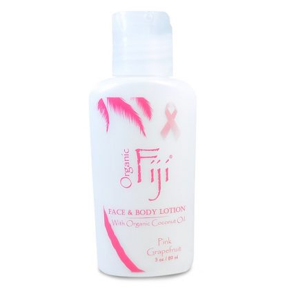 ORGANIC FIJI, NOURISHING LOTION WITH ORGANIC COCONUT OIL, PINK GRAPEFRUIT, 3 OZ / 89ml