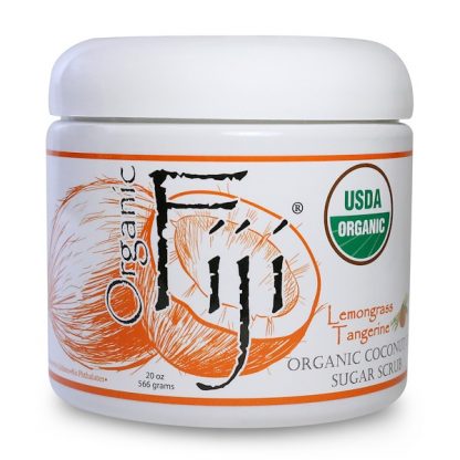 ORGANIC FIJI, ORGANIC SUGAR POLISH, LEMONGRASS TANGERINE, 20 OZ / 566g