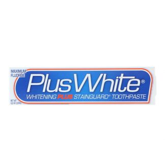 PLUS WHITE, WHITENING PLUS STAINGUARD TOOTHPASTE, 3.5 OZ / 100g