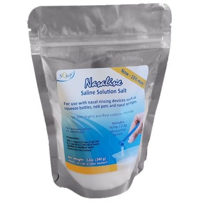 SQUIP, SALINE SOLUTION SALT, 12 OZ / 340g