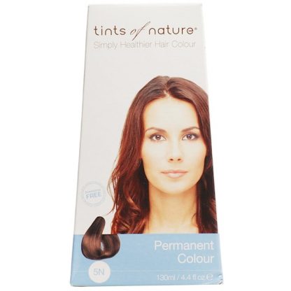 TINTS OF NATURE, PERMANENT COLOR, NATURAL LIGHT BROWN, 5N, 4.4 FL OZ / 130ml