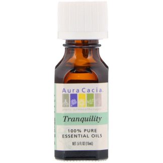 AURA CACIA, 100% PURE ESSENTIAL OILS, TRANQUILITY, .5 FL OZ / 15ml