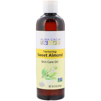 AURA CACIA, SKIN CARE OIL, NURTURING SWEET ALMOND, 16 FL OZ / 473ml