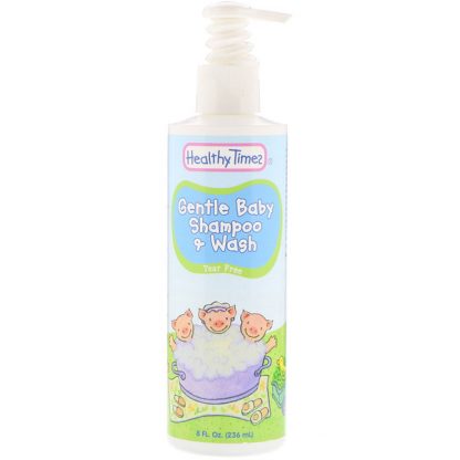 HEALTHY TIMES, GENTLE BABY, SHAMPOO & WASH, TEAR FREE, 8 FL OZ / 236ml