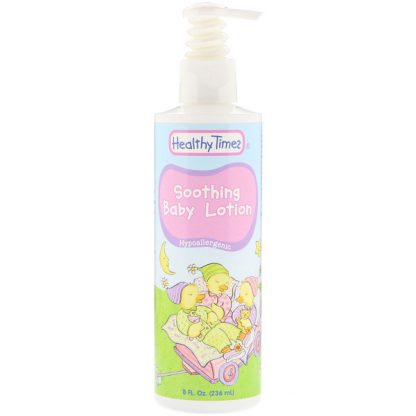 HEALTHY TIMES, SOOTHING BABY LOTION, HYPOALLERGENIC, 8 FL OZ / 236ml