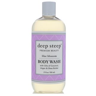 DEEP STEEP, BODY WASH, LILAC BLOSSOM, 17 FL OZ / 503ml