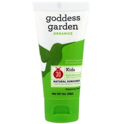 GODDESS GARDEN, ORGANICS, KIDS, NATURAL SUNSCREEN, SPF 30, 1 OZ / 28g