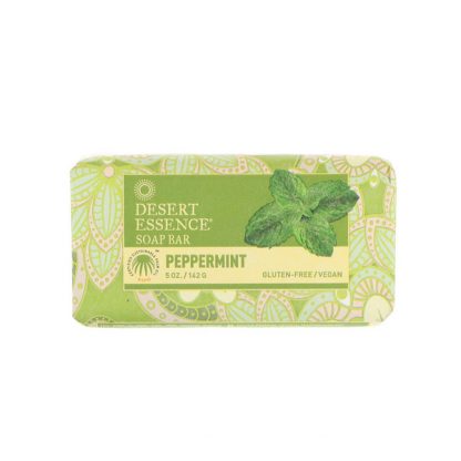 DESERT ESSENCE, SOAP BAR, PEPPERMINT, 5 OZ / 142g