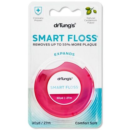 DR. TUNG'S, SMART FLOSS, NATURAL CARDAMOM FLAVOR, 30 YD (27 M)