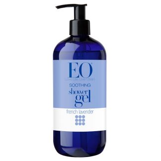 EO PRODUCTS, SOOTHING SHOWER GEL, FRENCH LAVENDER, 16 FL OZ / 473ml