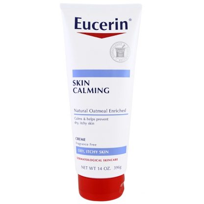 EUCERIN, SKIN CALMING CREME, DRY ITCHY SKIN, FRAGRANCE FREE, 14 OZ / 396g