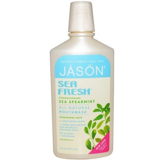 JASON NATURAL, SEA FRESH, MOUTHWASH, SEA SPEARMINT, 16 FL OZ / 473ml