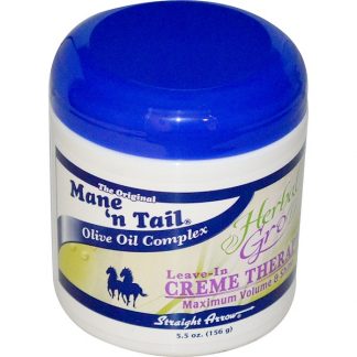MANE 'N TAIL, HERBAL GRO, LEAVE-IN CREME THERAPY, 5.5 OZ / 156g