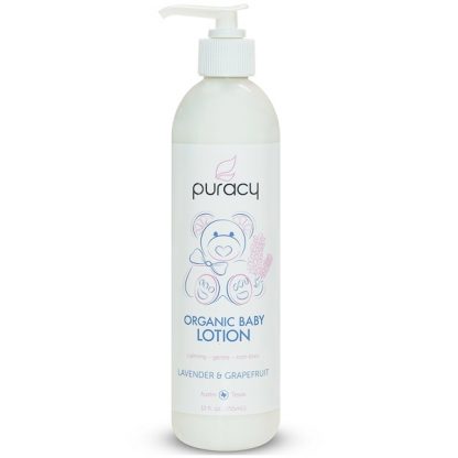 PURACY, ORGANIC BABY LOTION, LAVENDER & GRAPEFRUIT, 12 FL OZ / 355ml