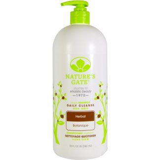 NATURE'S GATE, SHAMPOO, DAILY CLEANSE, VEGAN, HERBAL, 32 FL OZ / 946ml