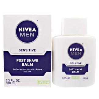 NIVEA, POST SHAVE BALM FOR MEN, SENSITIVE, 3.3 FL OZ / 100ml