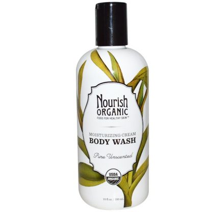 NOURISH ORGANIC, BODY WASH, PURE UNSCENTED, 10 FL OZ / 295ml