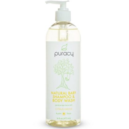 PURACY, NATURAL BABY SHAMPOO & BODY WASH, CITRUS GROVE, 16 FL OZ / 473ml