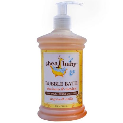 SHEA BABY SHEA MAMA, BUBBLE BATH, TANGERINE & VANILLA, 12 FL OZ / 355ml