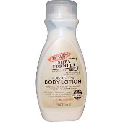 PALMER'S, SHEA FORMULA WITH VITAMIN E, MOISTURIZING BODY LOTION, 8.5 FL OZ / 250ml