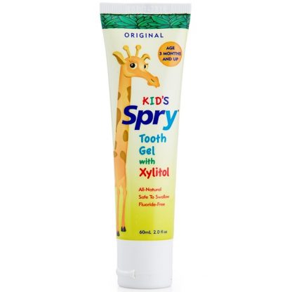 XLEAR, KID'S SPRY, TOOTH GEL WITH XYLITOL, ORIGINAL, 2.0 FL OZ / 60ml