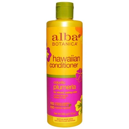 ALBA BOTANICA, HAWAIIAN CONDITIONER, COLORIFIC PLUMERIA, 12 OZ / 340g