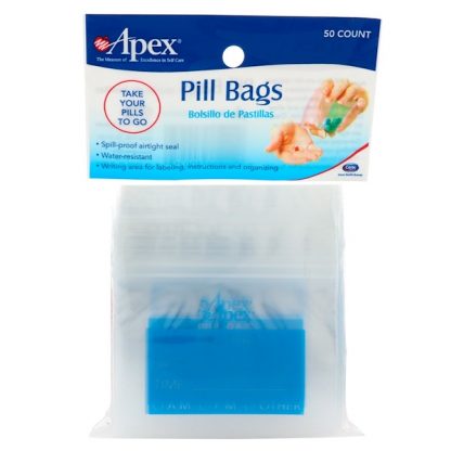 APEX, PILL BAGS, 50 COUNT