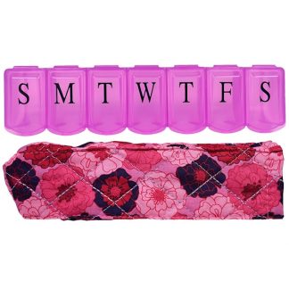 APEX, PILL ORGANIZER WITH DECORATIVE SLEEVE, LARGE, 1 PILL ORGANIZER