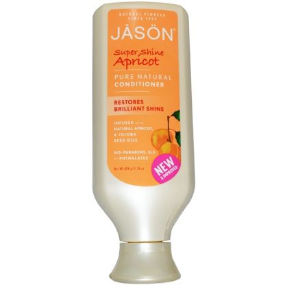 JASON NATURAL, PURE NATURAL CONDITIONER, SUPER SHINE APRICOT, 16 OZ / 454g