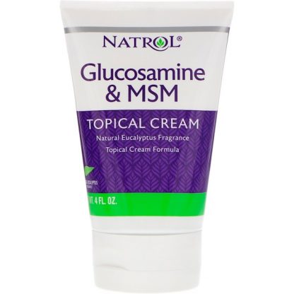 NATROL, GLUCOSAMINE & MSM, TOPICAL CREAM, 4 FL OZ