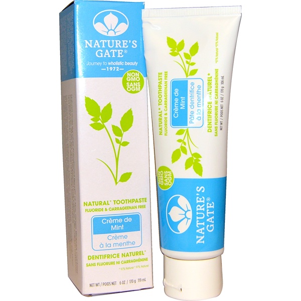 nature's gate creme de peppermint toothpaste