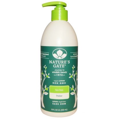 NATURE'S GATE, LOTION, TEA TREE , 18 FL OZ / 532ml