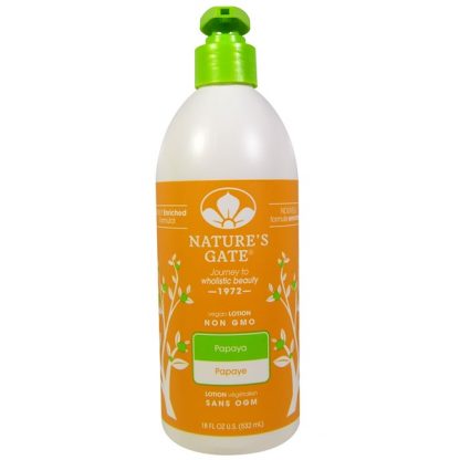 NATURE'S GATE, LOTION, PAPAYA, 18 FL OZ / 532ml