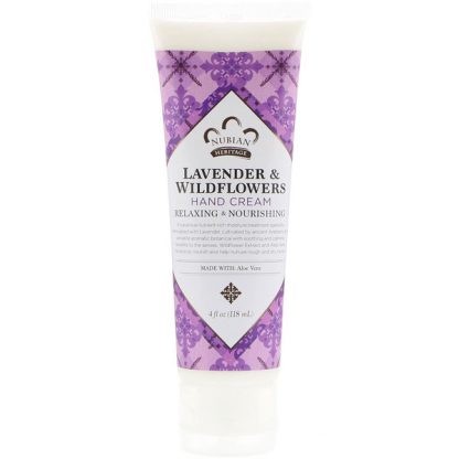 NUBIAN HERITAGE, HAND CREAM, LAVENDER & WILDFLOWERS, 4 OZ / 118ml