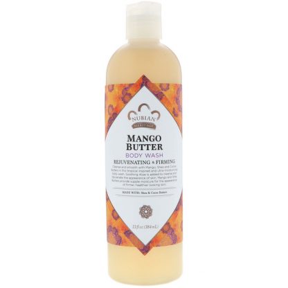 NUBIAN HERITAGE, BODY WASH, MANGO BUTTER, 13 FL OZ / 384ml