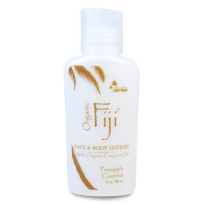 ORGANIC FIJI, NOURISHING LOTION WITH ORGANIC COCONUT OIL, PINEAPPLE COCONUT, 3 OZ / 89ml