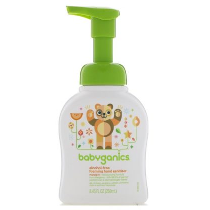 BABYGANICS, FOAMING HAND SANITIZER, ALCOHOL FREE, MANDARIN, 8.45 FL OZ / 250ml