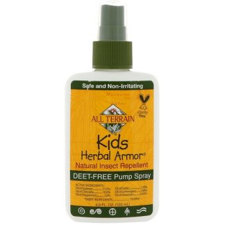 ALL TERRAIN, KIDS HERBAL ARMOR, NATURAL INSECT REPELLENT, 4 FL OZ / 120ml