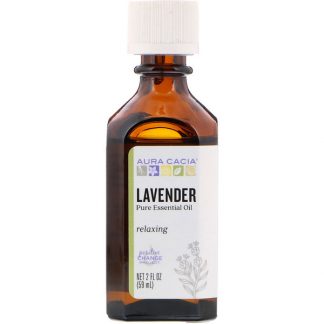 AURA CACIA, PURE ESSENTIAL OIL, LAVENDER, 2 FL OZ / 59ml