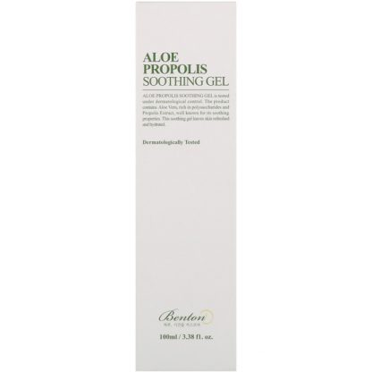 BENTON, ALOE PROPOLIS SOOTHING GEL, 3.38 FL OZ / 100ml