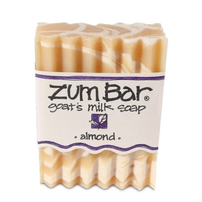 INDIGO WILD, ZUM BAR, GOAT'S MILK SOAP, ALMOND, 3 OZ BAR