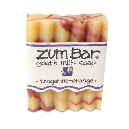 INDIGO WILD, ZUM BAR, GOAT'S MILK SOAP, TANGERINE-ORANGE, 3 OZ