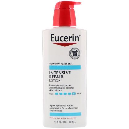 EUCERIN, INTENSIVE REPAIR LOTION, FRAGRANCE FREE, 16.9 FL OZ / 500ml