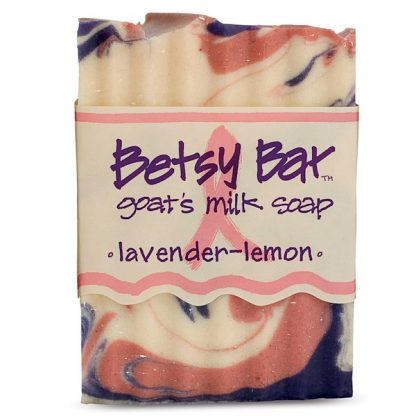 INDIGO WILD, BETSY BAR, GOAT'S MILK SOAP, LAVENDER-LEMON, 3 OZ